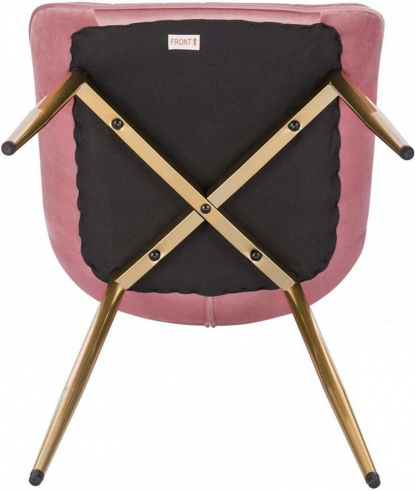 EUGAD Esszimmerstuhl, 4er-Set Küchenstühle Wohnzimmerstuhl mit Rückenlehne, Samt Sitzfläche, Gold Beine Grau Dunkelgrün, Rosa, Schwarz 36 EUGAD Esszimmerstuhl, 4er-Set Küchenstühle Wohnzimmerstuhl mit Rückenlehne, Samt Sitzfläche, Gold Beine Grau Dunkelgrün, Rosa, Schwarz – Bild 34