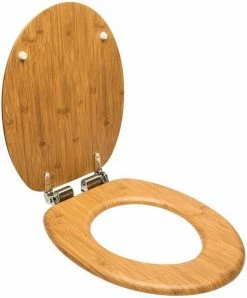 EUGAD WC-Sitz »0263MTG«, Toilettensitz WC Sitz Klodeckel Klobrille Toilettendeckel mit Absenkautomatik MDF Holz Softclose Scharnier Braun Holz -EUGAD Verkäufe 2fc9c633 3fba 5fb9 a785 2b2883e5025d