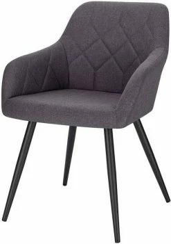 EUGAD Esszimmerstuhl (1 Stück), Wohnzimmerstuhl aus Leinen Polsterstuhl mit Armlehnen und Rückenlehne schwarze Gestell aus Metall Hellgrau Dunkelgrau 27 EUGAD Esszimmerstuhl (1 Stück), Wohnzimmerstuhl aus Leinen Polsterstuhl mit Armlehnen und Rückenlehne schwarze Gestell aus Metall Hellgrau Dunkelgrau -EUGAD Verkäufe 33232cc2 0815 4dcb bf57 69a941fdeef6