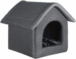 EUGAD Tierbett, Katzenhaus Katzenhöhle herausnehmbarer Matte Dunkelgrau, Hellgrau -EUGAD Verkäufe 3646961b 9d6d 5533 83c7 07b95b89c899