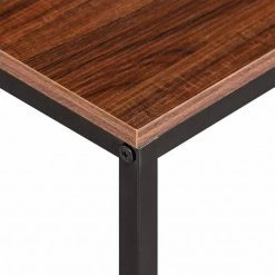 EUGAD Schreibtisch, Bürotisch mit Ablage Holz Stahl 120x64x120cm (BxTxH) Hell Eiche+schwarz Dunkel Buche-Schwarz, Hell Eiche-Schwarz, Hell Eiche-Wei&szlig; -EUGAD Verkäufe 371665cb 28b9 51a2 bd22 8166e470e874