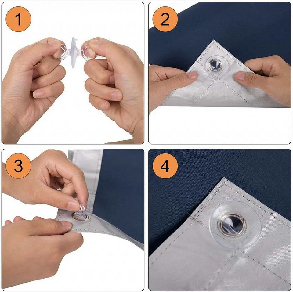 Fensterfolie, EUGAD, Thermo Rollo Dachfenster ohne Bohren Sonnenschutz Beige, Blau, Grau 7 Fensterfolie, EUGAD, Thermo Rollo Dachfenster ohne Bohren Sonnenschutz Beige, Blau, Grau – Bild 7