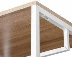 EUGAD Kleiderständer, Wäscheständer Garderobenständer mit Ablage Schwarzrohre und Eiche Platte Schwarz-Hell Eiche, Schwarz-Vintage, Weiß-Eiche -EUGAD Verkäufe 378895fc 26f3 5c71 b8cf a2dfa2ea061c