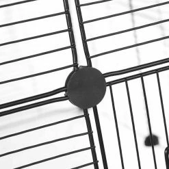 EUGAD Freigehege, Freigehege für Kaninchen Hasen Meerschweinchen Welpenauslauf Laufgitter mit Tür Doppelstöckig DIY 22 Platten Schwarz 140 x 70 x 70 cm -EUGAD Verkäufe 37d7de1a bb5f 5764 9934 2dbb2a9e8f8f