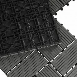 EUGAD WPC-Fliesen, 22 Stück WPC Terrassenfliesen Klickfliesen 30x30cm Coffee Anthrazit, Dunkelgrau, Hellgrau -EUGAD Verkäufe 3800aa20 be6b 51fb 87a1 4bf0ce426f2a