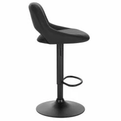 EUGAD Barhocker (2 St), 2er-Set 360° drehbar stufenlos höhenverstellbar mit Rückenlehne aus Kunstleder und Stahl Dunkelbraun Anthrazit, Grau -EUGAD Verkäufe 393d4525 d80a 5283 9510 d6cbc8dc9902