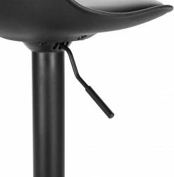 EUGAD Barhocker (Set, 2 St), 2er-Set mit Rückenlehne, Barstühle Höhenverstellbar und 360° Drehbar, Zeitgenössisch für Esszimmer, Bar Grau Schwarz -EUGAD Verkäufe 3b79b58b 1f31 5b53 a902 4b253e44680e