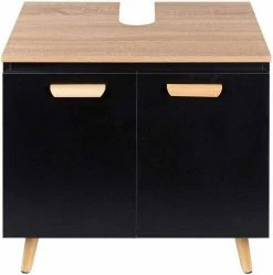 EUGAD Waschbeckenunterschrank Badschrank Unterschrank mit 2 Türe Weiß Grau, Schwarz, Weiß -EUGAD Verkäufe 3df762d3 2f7f 5eaa 850d b79a8a04b856