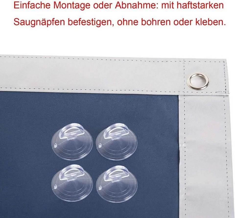 Fensterfolie, EUGAD, Thermo Rollo Dachfenster ohne Bohren Sonnenschutz Beige, Blau, Grau 19 Fensterfolie, EUGAD, Thermo Rollo Dachfenster ohne Bohren Sonnenschutz Beige, Blau, Grau – Bild 19