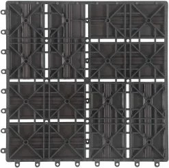 EUGAD WPC-Fliesen, 22 Stück WPC Terrassenfliesen Klickfliesen 30x30cm Coffee Anthrazit, Dunkelgrau, Hellgrau -EUGAD Verkäufe 410ae206 0b4d 5fde bd40 7087f2a70d82