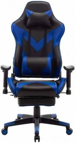 EUGAD Gaming Chair, Bürostuhl, Gaming Stuhl, Kunstleder, mit einstellbaren Armlehnen Rot Blau, Schwarz, Wei&szlig; -EUGAD Verkäufe 414ae176 7d9d 5568 a7ab da70f379cfbe