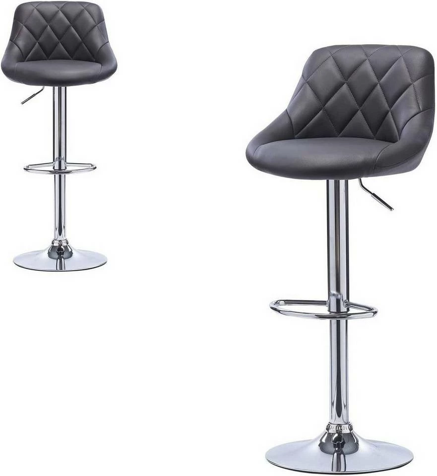 EUGAD Barhocker, 2er-Set Barstühle, höhenverstellbar, 360°drehbar Weiß Bordeaux, Cremeweiß, Grau, Khaki, Rot, Schwarz, Weiß 21 EUGAD Barhocker, 2er-Set Barstühle, höhenverstellbar, 360°drehbar Weiß Bordeaux, Cremeweiß, Grau, Khaki, Rot, Schwarz, Weiß – Bild 19