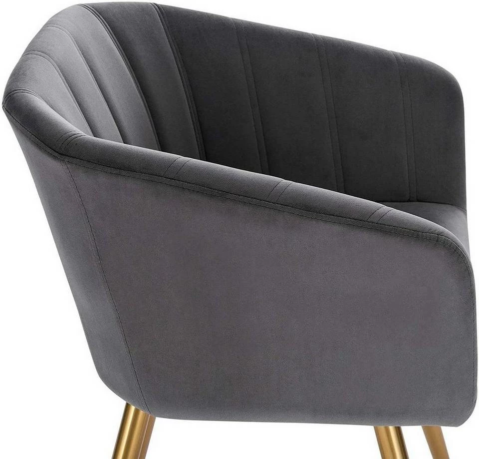 EUGAD Esszimmerstuhl, mit Rückenlehne Samt Gestell aus Stahl,Gold Beine Dunkelgrün Dunkelgrau, Dunkelgrün, Rosa, Schwarz 37 EUGAD Esszimmerstuhl, mit Rückenlehne Samt Gestell aus Stahl,Gold Beine Dunkelgrün Dunkelgrau, Dunkelgrün, Rosa, Schwarz – Bild 35