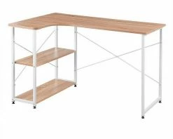 EUGAD Schreibtisch, PC-Tisch Bürotisch Arbeitstisch mit Bücherregal Holz 120x74x71,5 cm Hell Eiche Holz Vintage, Weiß+Hell Eiche 36 EUGAD Schreibtisch, PC-Tisch Bürotisch Arbeitstisch mit Bücherregal Holz 120x74x71,5 cm Hell Eiche Holz Vintage, Weiß+Hell Eiche -EUGAD Verkäufe 44d6a44a b728 58b7 a5d2 7a2e2bbf2472