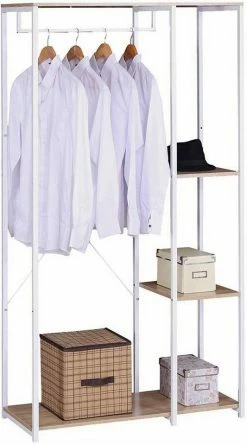 EUGAD Kleiderständer, Garderobenständer Hängeregal mit Schuhregal Holz Metall Schwarz-Hell Eiche Schwarz-Vintage, Weiß-Eiche 20 EUGAD Kleiderständer, Garderobenständer Hängeregal mit Schuhregal Holz Metall Schwarz-Hell Eiche Schwarz-Vintage, Weiß-Eiche -EUGAD Verkäufe 44fb7bd1 05ea 5ce1 97bd 32517dec4e39