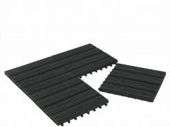 EUGAD WPC-Fliesen, 22 Stück WPC Terrassenfliesen 30x30cm Holzstruktur Coffee Anthrazit, Dunkelgrau, Hellgrau -EUGAD Verkäufe 477b56f6 e0c3 5eaa a3ec 2e347bf1dfed