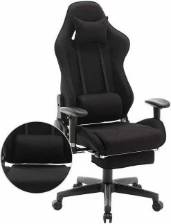 EUGAD Gaming Chair, Bürostuhl, Gaming Stuhl, Stoffbezug Rot Grau, Schwarz -EUGAD Verkäufe 47b0ab3b 7ae1 5887 92f7 c90eb4ae3434