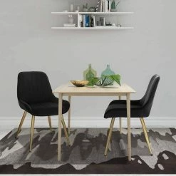 EUGAD Esszimmerstuhl, 4 Stücke Retro Küchenstuhl Sitzfläche aus Samt mit Metallbeine Dunkelgrün Bordeaux, Dunkelgrau, Dunkelgr&uuml;n, Hellgrau, Rosa, Schwarz -EUGAD Verkäufe 48726b2e 4afd 50be a9b4 561bc991edaf