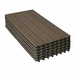 EUGAD WPC-Fliesen, WPC Fliesen Klickfliesen in Holzoptik 12 Stücke für 2m² Coffee Anthrazit, Grau, Hellgrau, Braun -EUGAD Verkäufe 48cacd64 6ed3 4f4a 8205 8d966bb43b52