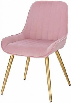 EUGAD Esszimmerstuhl, 4 Stücke Retro Küchenstuhl Sitzfläche aus Samt mit Metallbeine Dunkelgrün Bordeaux, Dunkelgrau, Dunkelgr&uuml;n, Hellgrau, Rosa, Schwarz -EUGAD Verkäufe 495e5c18 ca7f 5d72 8f8a e52710dc61dc