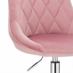 EUGAD Schreibtischstuhl (1 Stück), Bürohocker Rollhocker mit Rollen, Samt, höhenverstellbar, Rosa Dunkellgrau, Hellgrau -EUGAD Verkäufe 4b0cbe52 6956 5ed9 ae97 f43140af8762