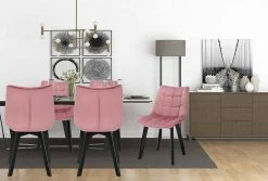 EUGAD Esszimmerstuhl (2 Stück), Wohnzimmerstuhl mit Rückenlehne, Polsterstuhl Küchenstuhl Weich Samt und Holz für ESS- und Wohnzimmer Schwarz Dunkelgrau, Dunkelgrün, Rosa 66 EUGAD Esszimmerstuhl (2 Stück), Wohnzimmerstuhl mit Rückenlehne, Polsterstuhl Küchenstuhl Weich Samt und Holz für ESS- und Wohnzimmer Schwarz Dunkelgrau, Dunkelgrün, Rosa -EUGAD Verkäufe 4ba5db8d ec94 5116 84a9 5a82825632ea