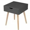 EUGAD Nachttisch, Beistelltisch mit Schublade Nachtkommode, Holzbeine MDF, Grau Weiß 1 EUGAD Nachttisch, Beistelltisch mit Schublade Nachtkommode, Holzbeine MDF, Grau Weiß -EUGAD Verkäufe 4d749e3d 25a1 566f 894f f26c63a71794