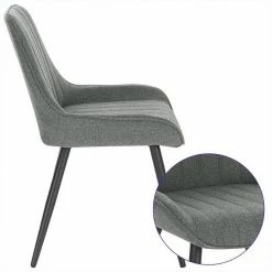 EUGAD Polsterstuhl (2 Stück), Esszimmerstühle aus Leinen mit stabilen Metallbeinen, mit Rückenlehne und gepolsterter Sitzfläche Dunkelgrau, Hellgrau 18 EUGAD Polsterstuhl (2 Stück), Esszimmerstühle aus Leinen mit stabilen Metallbeinen, mit Rückenlehne und gepolsterter Sitzfläche Dunkelgrau, Hellgrau -EUGAD Verkäufe 4dd4b7b7 2f91 50ac a7fc 4942b2a19774