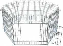 EUGAD Freigehege »0001TSL«, Welpenlaufstall Freilaufgehege mit Tür Für Hund