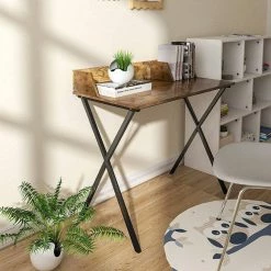 EUGAD Schreibtisch, 90x50x73CM Bürotisch PC Tisch Arbeitstisch für Home, Büro Metall + MDF Holzoptik Vintage -EUGAD Verkäufe 5101a0ca f4b9 569d a71c 72014bdbb48e