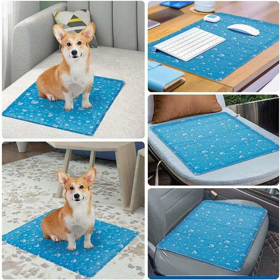 EUGAD Hundematte, Kühlmatte Hunde Katzen Welpen Haustier Blau 13 EUGAD Hundematte, Kühlmatte Hunde Katzen Welpen Haustier Blau – Bild 11