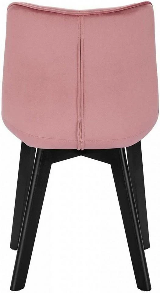 EUGAD Esszimmerstuhl (6 Stück), Wohnzimmerstuhl mit Rückenlehne, Polsterstuhl Küchenstuhl Weich Samt und Holz für ESS- und Wohnzimmer Schwarz Dunkelgrau, Dunkelgrün, Rosa 18 EUGAD Esszimmerstuhl (6 Stück), Wohnzimmerstuhl mit Rückenlehne, Polsterstuhl Küchenstuhl Weich Samt und Holz für ESS- und Wohnzimmer Schwarz Dunkelgrau, Dunkelgrün, Rosa – Bild 17