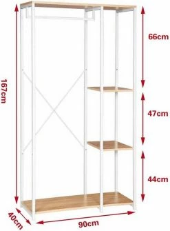 EUGAD Kleiderständer, Garderobenständer Hängeregal mit Schuhregal Holz Metall Schwarz-Hell Eiche Schwarz-Vintage, Weiß-Eiche 22 EUGAD Kleiderständer, Garderobenständer Hängeregal mit Schuhregal Holz Metall Schwarz-Hell Eiche Schwarz-Vintage, Weiß-Eiche -EUGAD Verkäufe 541656fc 66d6 5ca6 bb46 6c51ab1c2391
