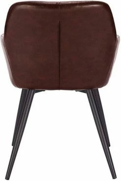 EUGAD Esszimmerstuhl, aus Kunstleder mit Armlehnen und Rückenlehne Gestell aus Metall Schwarz Braun, Dunkelbraun, Dunkelgrau -EUGAD Verkäufe 550a3d09 e0dd 50f3 9eb9 2757622e7b64