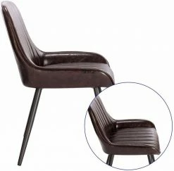 EUGAD Esszimmerstuhl, 4 Stücke Retro Küchenstuhl Sitzfläche aus PU mit Metallbeine Schwarz Braun, Dunkelbraun, Dunkelgrün, Grau 57 EUGAD Esszimmerstuhl, 4 Stücke Retro Küchenstuhl Sitzfläche aus PU mit Metallbeine Schwarz Braun, Dunkelbraun, Dunkelgrün, Grau -EUGAD Verkäufe 563badb1 a90e 559a bf9f 9be74d005488