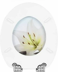 EUGAD WC-Sitz (1-St), Toilettensitz, WC Sitz mit Absenkautomatik, MDF, Holz, Softclose Scharnier Grüne Blätter, Holzfarbe, Lilie, Seestern, Seestern Am Strand, Seestern Sonnenuntergang, Stone, ‎Lila Blume und Stones -EUGAD Verkäufe 58ff7577 20c7 4ebc bd9c b1f2369dc319