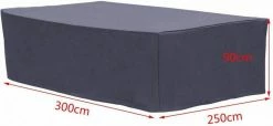 EUGAD Gartenmöbel-Schutzhülle, Abdeckhaube für Tisch Stuhl Gewebeplane Plane Hülle 600D Oxford Wasserdicht Anthrazit 193x136x88cm(LxBxH) -EUGAD Verkäufe 5b0bfe9f 9d53 5fc8 b50d c18a949fb9d0
