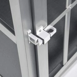 EUGAD Tiertransportbox, Hundetransportbox Alu Hundebox Reisebox Autobox für große Hunde Husky Samojede Weimaraner Border Collie Chow-Chow Shetland Sheepdog 85x65x69 cm Silber Grau -EUGAD Verkäufe 5b18c9c5 8a9f 5f73 b9ce 659d9d5567d3