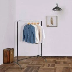 EUGAD Garderobenständer, (1 St), Kleiderständer, Kleiderstange, Metall, Weiß Schwarz, Weiß -EUGAD Verkäufe 5c566692 d809 5a4c 8c4d d078884628eb