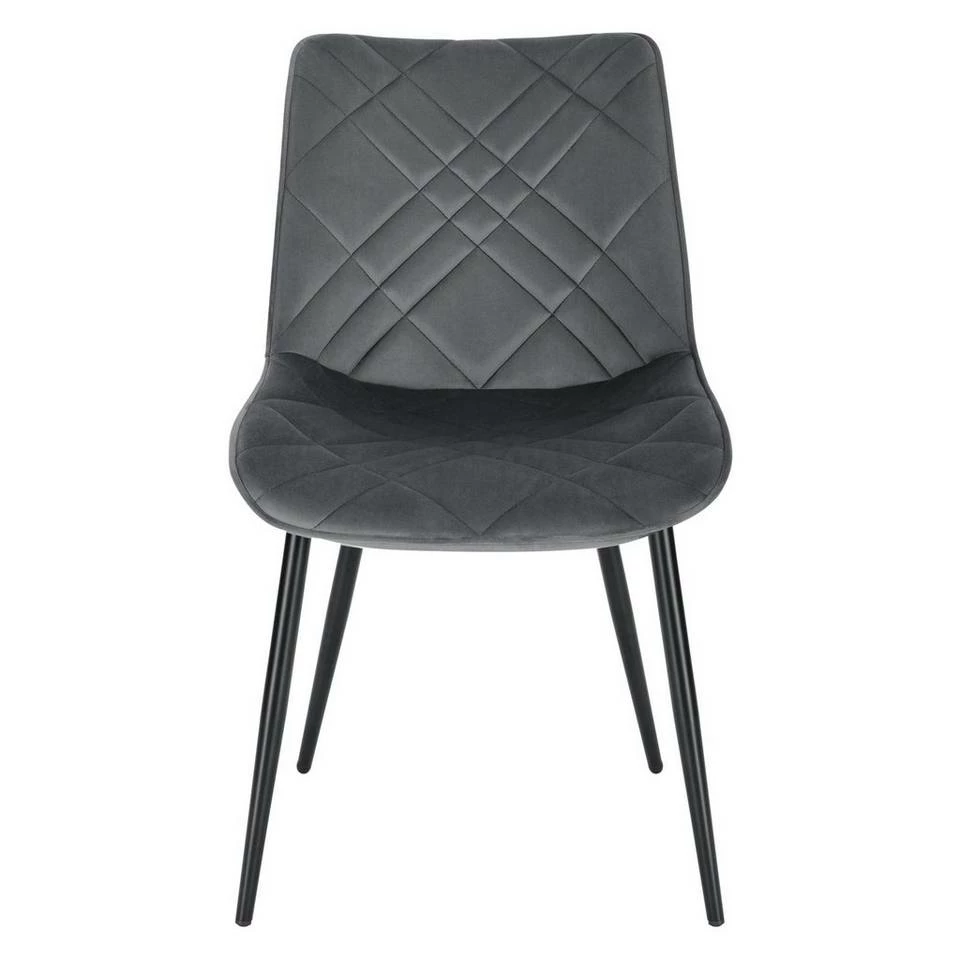 EUGAD Esszimmerstuhl (2 Stück), Küchenstuhl, Polsterstuhl Stuhl,Wohnzimmerstuhl ohne Armlehne, Metallbeine, Samt, Hellgrau Dunkelgrau, Schwarz 15 EUGAD Esszimmerstuhl (2 Stück), Küchenstuhl, Polsterstuhl Stuhl,Wohnzimmerstuhl ohne Armlehne, Metallbeine, Samt, Hellgrau Dunkelgrau, Schwarz – Bild 13