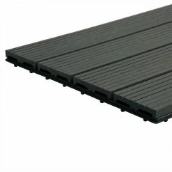 EUGAD WPC-Fliesen, WPC Fliesen Klickfliesen in Holzoptik 12 Stücke für 2m² Coffee Anthrazit, Grau, Hellgrau, Braun -EUGAD Verkäufe 5ff3e746 47d9 4ed9 bdf8 64837b758dc6