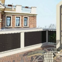 EUGAD Balkonsichtschutz PVC Sichtschutzmatte Grau 3 x 1 m (L x B), Balkon & Terrasse Gartenzaun 36 EUGAD Balkonsichtschutz PVC Sichtschutzmatte Grau 3 x 1 m (L x B), Balkon & Terrasse Gartenzaun -EUGAD Verkäufe 61bebe07 4d5f 5b8d a939 c5640e75111e