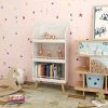 EUGAD Bücherregal, Kinderregal im Kinderzimmer, Spielzeugregal mit 3 Regalen, solides Aufbewahrungsregal in Katzenform aus MDF und Kiefernholz, 60x29x121,5 cm, Weiß -EUGAD Verkäufe 629afbe8 0892 4ab8 bbb9 efd18cc64402
