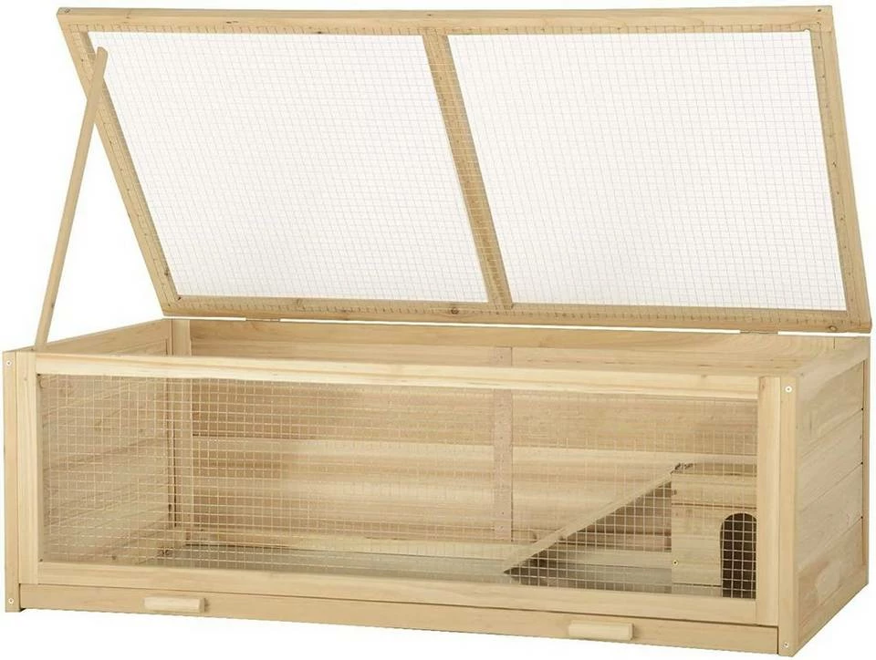 EUGAD Kleintierkäfig, Hamsterkäfig Mäusekäfig,Aufklappbarer Deckel 4 EUGAD Kleintierkäfig, Hamsterkäfig Mäusekäfig,Aufklappbarer Deckel – Bild 2