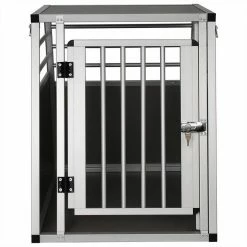 EUGAD Tierreisebox, Hundetransportbox Alu Hundebox Autobox Reisebox für mittlere Hund Border Collie Englische Bulldogge Shetland Sheepdog Standard Schnauzer Englischer Springer Spaniel 75x55x66 cm -EUGAD Verkäufe 642bee23 c3a1 521d a312 82751e3aca71