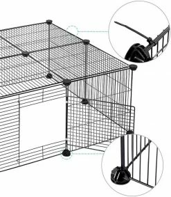 EUGAD Freigehege, Freigehege DIY Laufstall Kleintiere 109x74x39cm -EUGAD Verkäufe 64b3ba75 e955 50b9 8f2d 05017e80b848