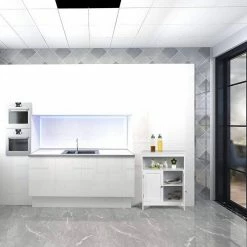 EUGAD Badkommode, Badschrank Beistellschrank, mit Doppeltür, 3 Fächern, MDF, Weiß 15 EUGAD Badkommode, Badschrank Beistellschrank, mit Doppeltür, 3 Fächern, MDF, Weiß -EUGAD Verkäufe 680493d4 7c04 5e25 b76c 7e25c7e0a7ae