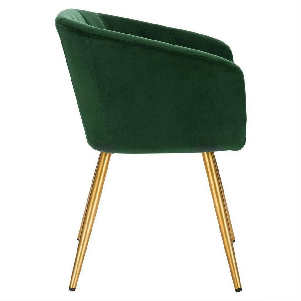 EUGAD Esszimmerstuhl, 2er-Set Esszimmerstuhl Polsterstuhl aus Samt Dunkelgrün Dunkelgrau, Dunkelgrün, Rosa, Schwarz 6 EUGAD Esszimmerstuhl, 2er-Set Esszimmerstuhl Polsterstuhl aus Samt Dunkelgrün Dunkelgrau, Dunkelgrün, Rosa, Schwarz – Bild 4