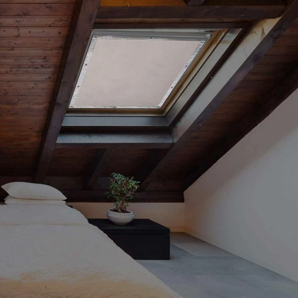 Fensterfolie, EUGAD, Thermo Rollo Dachfenster ohne Bohren Sonnenschutz Beige, Blau, Grau 77 Fensterfolie, EUGAD, Thermo Rollo Dachfenster ohne Bohren Sonnenschutz Beige, Blau, Grau – Bild 77