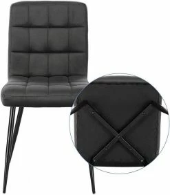 EUGAD Esszimmerstuhl (4 Stück), Polsterstuhl Wohnzimmerstuhl Samtstuhl Sessel mit Rückenlehne, Metallbeine, Sitzfläche aus Samt, Blau Creme, Dunkelgrau, Hellgrau, Rosa 61 EUGAD Esszimmerstuhl (4 Stück), Polsterstuhl Wohnzimmerstuhl Samtstuhl Sessel mit Rückenlehne, Metallbeine, Sitzfläche aus Samt, Blau Creme, Dunkelgrau, Hellgrau, Rosa -EUGAD Verkäufe 691c054d 82c1 45cc a456 83d8b87fbbdc